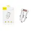 Автомобильный зарядный адаптер BASEUS Circular Plastic 2 USB A+A CCALL-YD02 белый - миниатюра 4