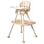 Стульчик и столик для кормления трасформер 2в1 Бежевый - миниатюра 1