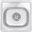 Кухонная мойка Brinex 3838 0,6 мм, врезная BRIN3835SAT06 - миниатюра 1