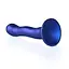 Фалоімітатор Ouch! Curvy G-Spot Dildo 7'' 18 cm (синій) - мініатюра 9