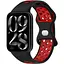 Ремешок DK для Xiaomi Mi Band 8 Pro Silicone Sport Band Nike (017600) (black / red) - миниатюра 3