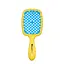 Щітка для волосся Salon Professional продувна 20 см SP0099 SL, Жовта з блакитним - мініатюра 1