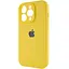 Чехол Epik Silicone Case Full Camera Protective AA для Apple iPhone 15 Pro 6.1 Желтый/Yellow - миниатюра 3