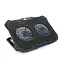 Підставка під ноутбук IceCoorel F8, 10-17", 2*125mm 1200±10% RPM, корпус пластик+алюміній, 2xUSB 2.0, 415x293x26.5mm, RGB, Box Q10 - мініатюра 1