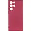 Чехол TPU Getman Liquid Silk Full Camera для Samsung Galaxy S24 Ultra Бордовый/Marsala - миниатюра 2