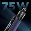 Набор электронная сигарета Eleaf iStick i75 75W 3000mAh with Ep Pod Tank 2ml Kit Blue (15781) - миниатюра 5