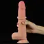 Фалоімітатор LoveToy Sliding-Skin Dual Layer Dong 9" Flesh 23 см тілесний - мініатюра 9