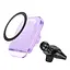 Автотримач Hoco H42 Crystal ring magnetic (air outlet) Romantic purple - мініатюра 5