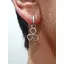 Срібні сережки Агні Террі з фіанітами. 2189/1Р-CZ - мініатюра 2