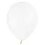 Шарик воздушный латексный 30 см (100) белый, матовый, IDEA7-DL-013 - миниатюра 1