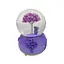 Сніжна куля Музична з підсвіткою Лавандовий ведмедик, F-312-80, 80 мм (В асортименті) - мініатюра 1
