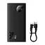 Внешний аккумулятор Baseus павербанк Adaman Metal Digital Display Overseas Edition 30W 10000 mAh Black (PPAD040101) - миниатюра 3