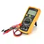 Мультиметр VC-890D. Вимірювання: V, A, Ω, F. Функції: продзвонювання, перевірка діодів, тест транзисторів. Габарити: 175х91х40 мм. Вага: 260 г. - мініатюра 1