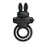 Виброкольцо Pretty Love Vibro Penis Ring Bunny III 9.7 см черный - миниатюра 4