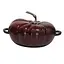 Каструля чавунний Томат 2.5 л емальована з кришкою Бургунді Premium Cookware HP-1-20-BURGUNDY - мініатюра 1