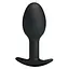 Анальна пробка Pretty Love Silicone Anal Plug 8.4 см (чорний) - мініатюра 2