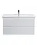 Тумба Мойдодир Сорренто 100-A Білий у ванну з умивальником Creavit Su-100 Білий - мініатюра 4