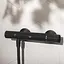 Смеситель термостатический для душа Grohe QuickFix Start Black UA303908T1, Черный матовый - миниатюра 9
