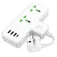 Мережевий удлинитель HOCO AC11A Voyage 2-position expansion socket(1C3A) (8.5 cm) White - миниатюра 4