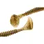 Силікон Keitech Swing Impact 4.5" (6 шт/уп) 417 Gold Flash Minnow - мініатюра 2