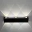 Бра Line F із ефектним світлом у чорному корпусі 30х6 см Арт. WB51/310 BK - мініатюра 4