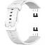 Ремешок DK для Huawei Watch Fit / Fit SE Silicone Sport Full Light Classic (white) - миниатюра 3