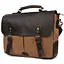 Мужская сумка портфель из канваса и кожий TARWA 36х27х10 см sum0028401 - миниатюра 3