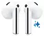 Гарнитура Samsung Galaxy Buds3 (SM-R530NZWASEK) White - миниатюра 5