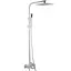 Душова система TOPAZ ODISS TO 18202-H66-WW для ванної кімнати з тропічним душем і змішувачем - мініатюра 2
