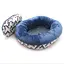 Лежак овальний для собак та котів Ложе Zoo-hunt синій №1 40х50х22 см - мініатюра 3