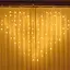 Светодиодная гирлянда штора сердце 138 led 8 режимов - миниатюра 1