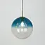 Подвес со стеклянным плафоном с розовым голубого Ø 30 см | Line F | Арт. AA321-300 Blue - миниатюра 3