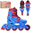 Ролики розсувні дитячі A4151-M-BL розмір (35-38) - мініатюра 1