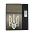 Портсигар на 20 сигарет із двома запальничками HL-424 Black Brown, Герб (16374) - мініатюра 1
