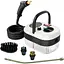 Ручний багатофункціональний пароочисник Steam Cleaner 2500W з набором додаткових насадок 9 в 1 Білий/Чорний - мініатюра 1