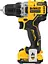 Дрель-шуруповерт бесщеточный DeWalt XR Li-Ion 12В акб 2х2 А/ч 57.5 Нм 425-1500 об/мин патрон 10 мм ЗП кейс 1.1 кг - мініатюра 5