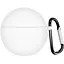 Чохол-накладка DK для Oppo Enco Buds 2 W14 Silicone Candy Friendly з карабіном (016044) (white) - мініатюра 1