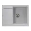 Кухонна мийка Zerix ZS-6250S-09 gray ZX4591, Сірий - мініатюра 1