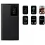 Оригінальний чохол-книжка Samsung для Galaxy S22 Ultra S-View Clear View Cover Smart Black (EF-ZS908CBEGRU) - мініатюра 4