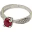Серебряное кольцо Агни Анни с рубином. 1685/9Р-RUB 17,5 - миниатюра 1