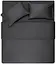Простирадло Mix&Match Premium 240x260см 100% бавовна сатин сірий ARDESTO pbe0050517 - мініатюра 1
