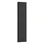 Вертикальний радіатор Navin Ellipse Double 480x1800-8, anticor, чорний муар 10-012033-4880, Чорний матовий - мініатюра 2
