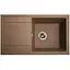 Гранітна кухонна мийка Romzha Jorum 86 Teracota (701) з крилом - мініатюра 1