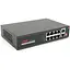 8мы портовый PoE коммутатор с автоперезапуском ONV-H1108PLD, 8хРоЕ 100 Мбит + 2хUplink 100 Мбит до 250м, IEEE802.3af/at, общая мощность 120Вт - миниатюра 1