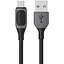 Кабель Usams SJ597 Micro 2A Bicolor Charging Data CableJelly Series 1 м Черный - миниатюра 1