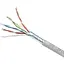 Кабель FTP CCA для внутрішньої прокладки 4x2x0.48 мм Cablexpert бухта 100 м (FPC-5004E-SO/100C) - мініатюра 1