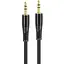 Кабель Hoco UPA25 Transparent Discovery Edition AUX audio cable 1 м чорний - мініатюра 2
