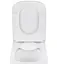 Унитаз подвесной безободковый Kroner Eifel WHI493436 RIMLESS с сиденьем Slim Duroplast / Soft-close / Quick relase (KE493436WHIR) (CV029611) - миниатюра 5