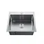 Кухонная мойка Zerix ZH5045S-215 ZM5556, Нержавеющая сталь - миниатюра 1