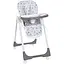 Стульчик для кормления Bambi M 5673-11 с принтом, экокожа, Gray - миниатюра 1